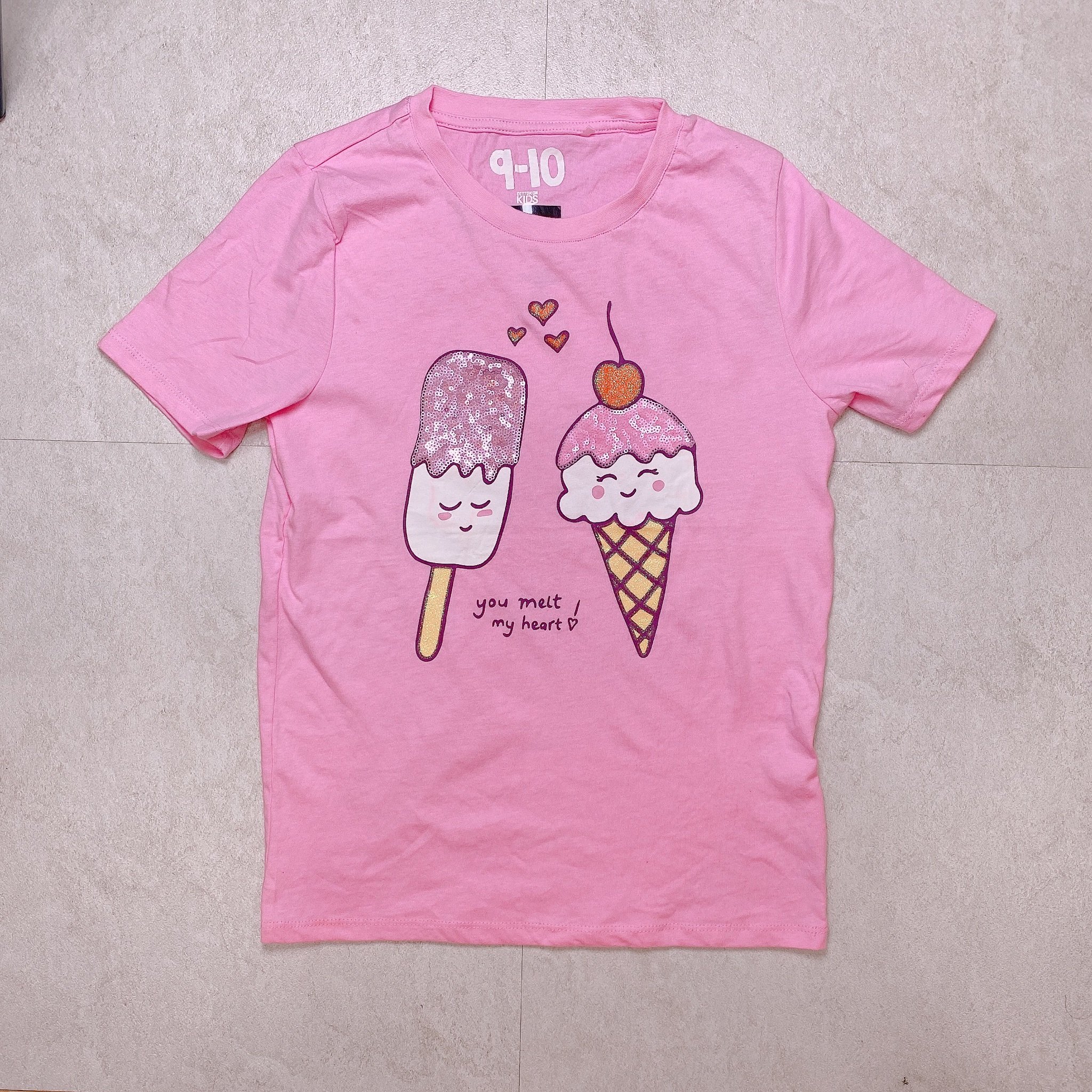 BM1 - Áo cotton on đính kim sa dư xịn nhiều mẫu cho bé gái size 2 - 10y