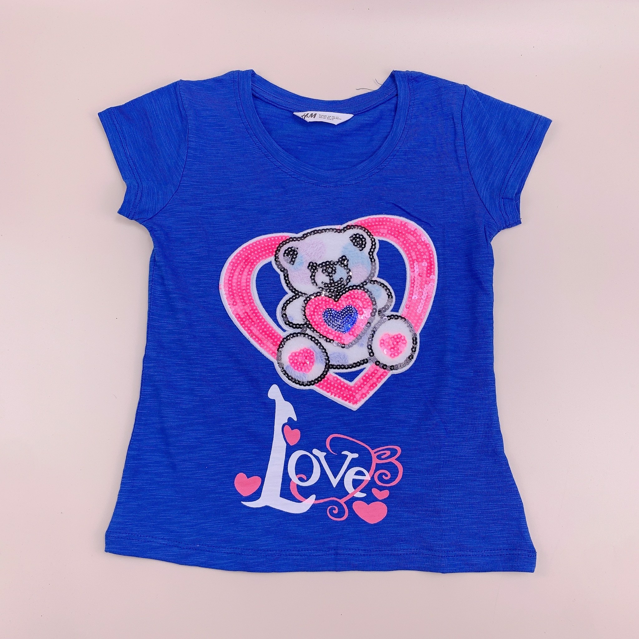 Áo cotton HM kim sa nhiều màu BG 2-10y