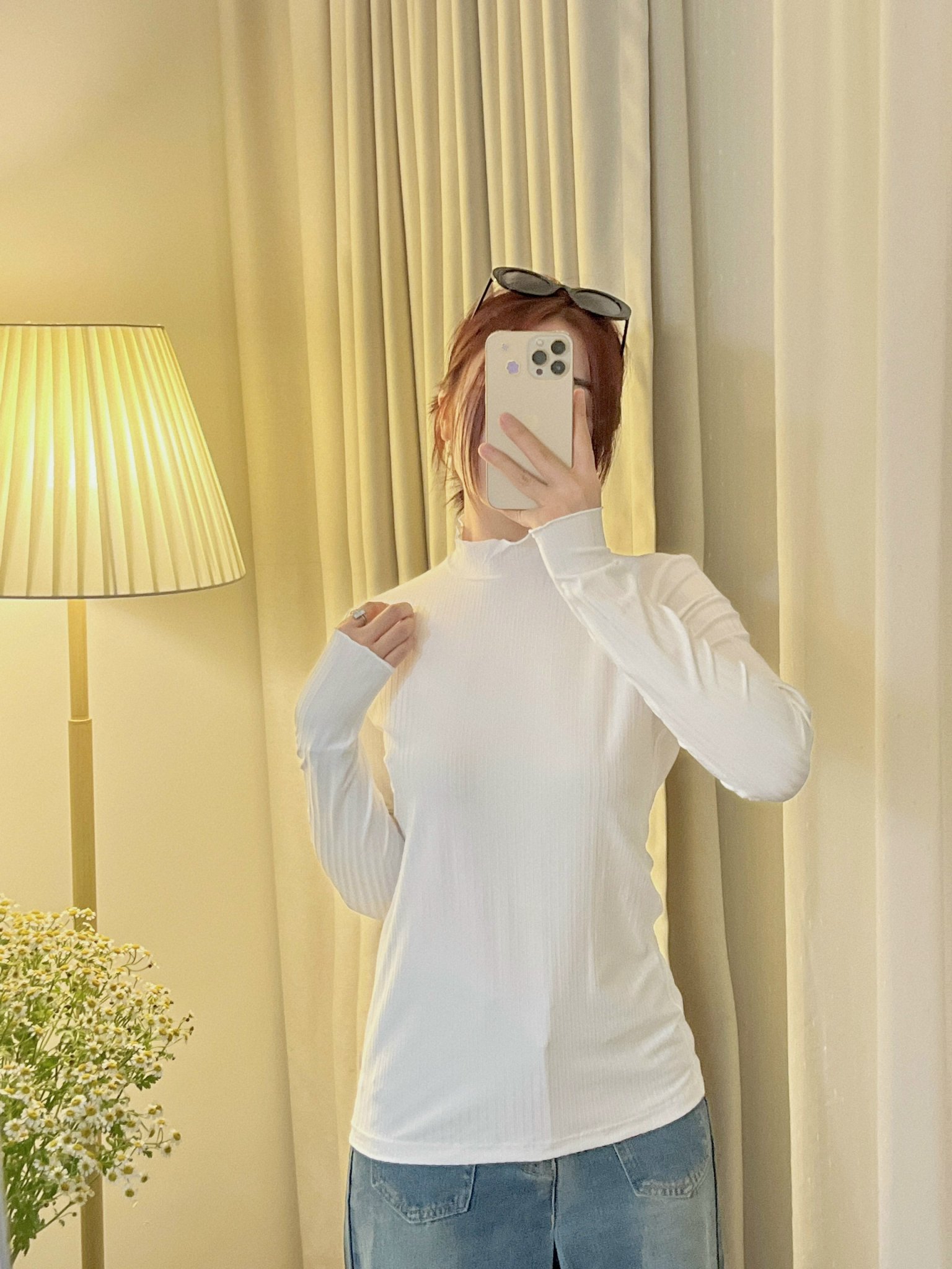 Áo thun giữ nhiệt Bee mon cổ 3p bèo cho mẹ 2 màu size S - L