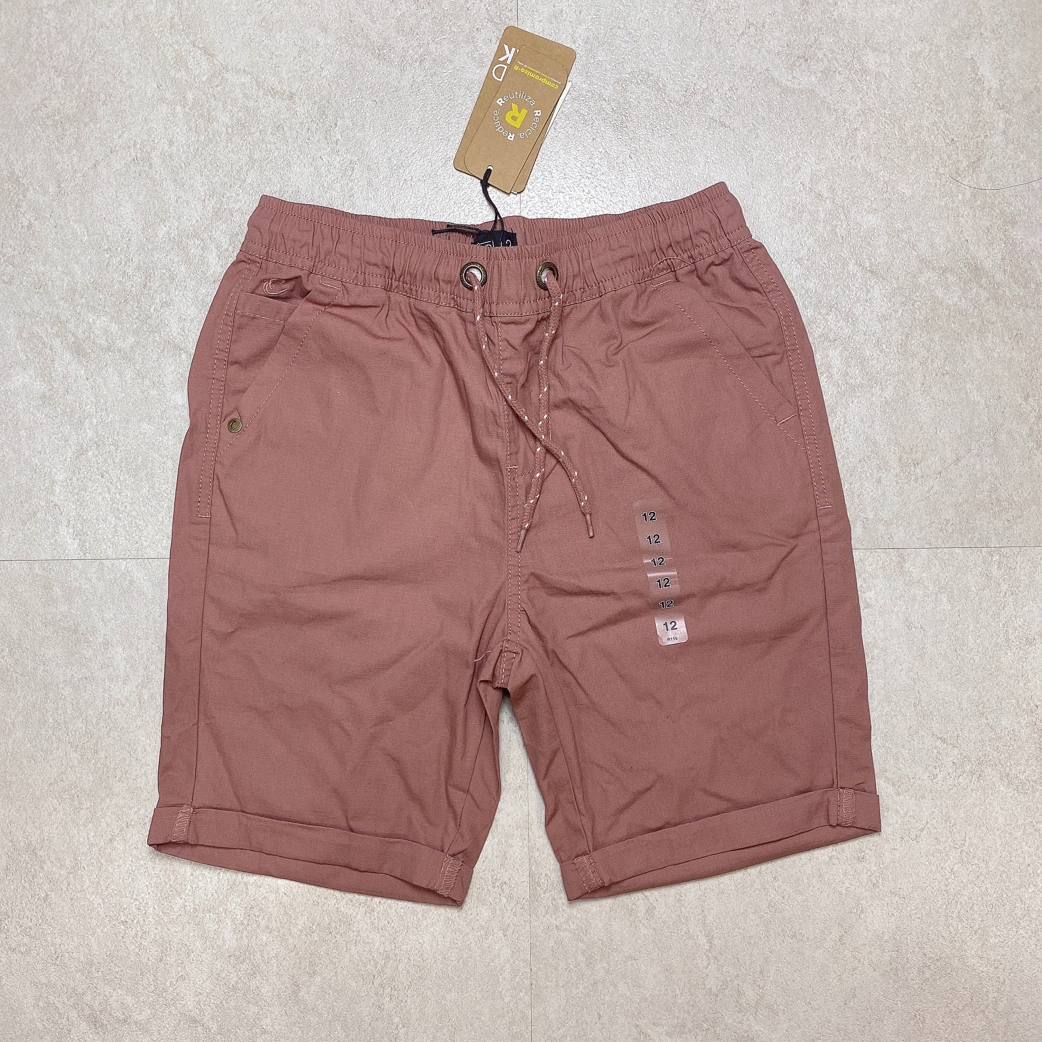 Quần short thô Cloud Break dư xịn dòng Đại trơn màu Bé Trai size 10 - 16y