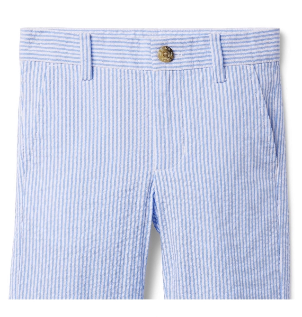 Quần kaki nhăn Janie & Jack kẻ sọc xanh trắng BT