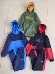 Bộ nỉ thể thao F.I.L.A 3 màu BT size 6 - 12y