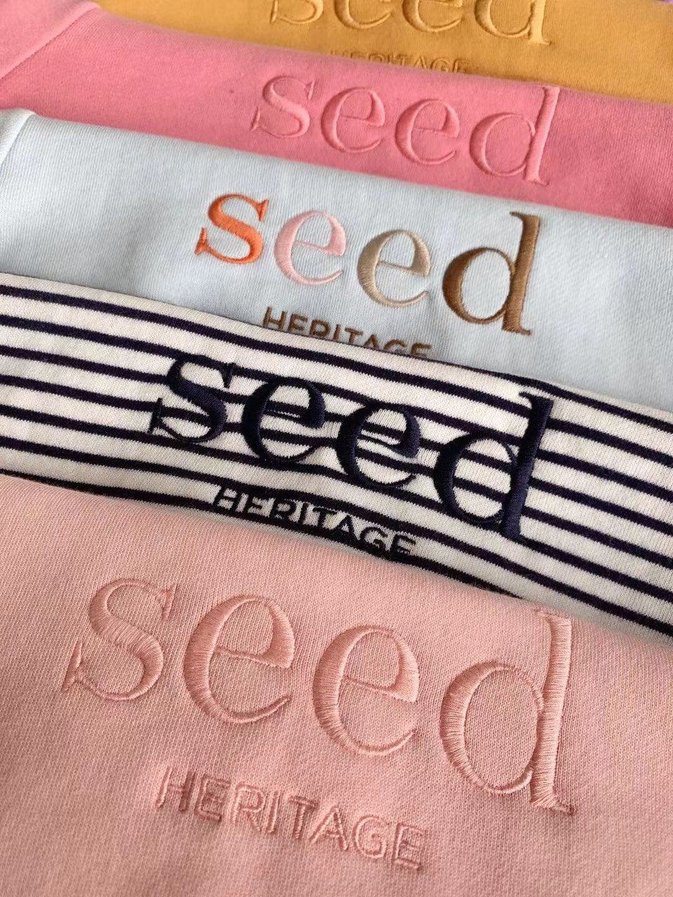 Váy nỉ bông Seed chun eo nhiều màu size 12m - 10y
