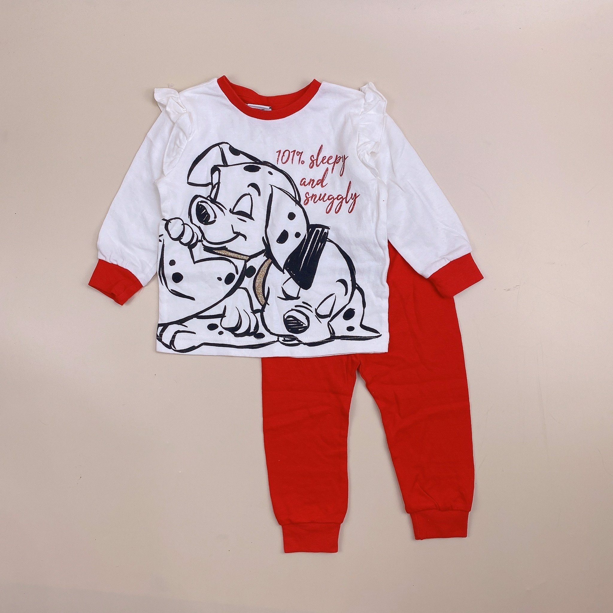 Bộ cotton Matalan Bé gái - hình chó đốm