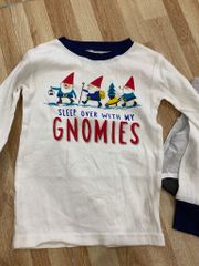 Áo cotton bé trai - trắng hình ông già noel