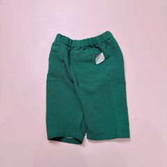 Quần lửng Moimoln xuất Hàn màu rêu vải thô nhăn cho bé size 100-130