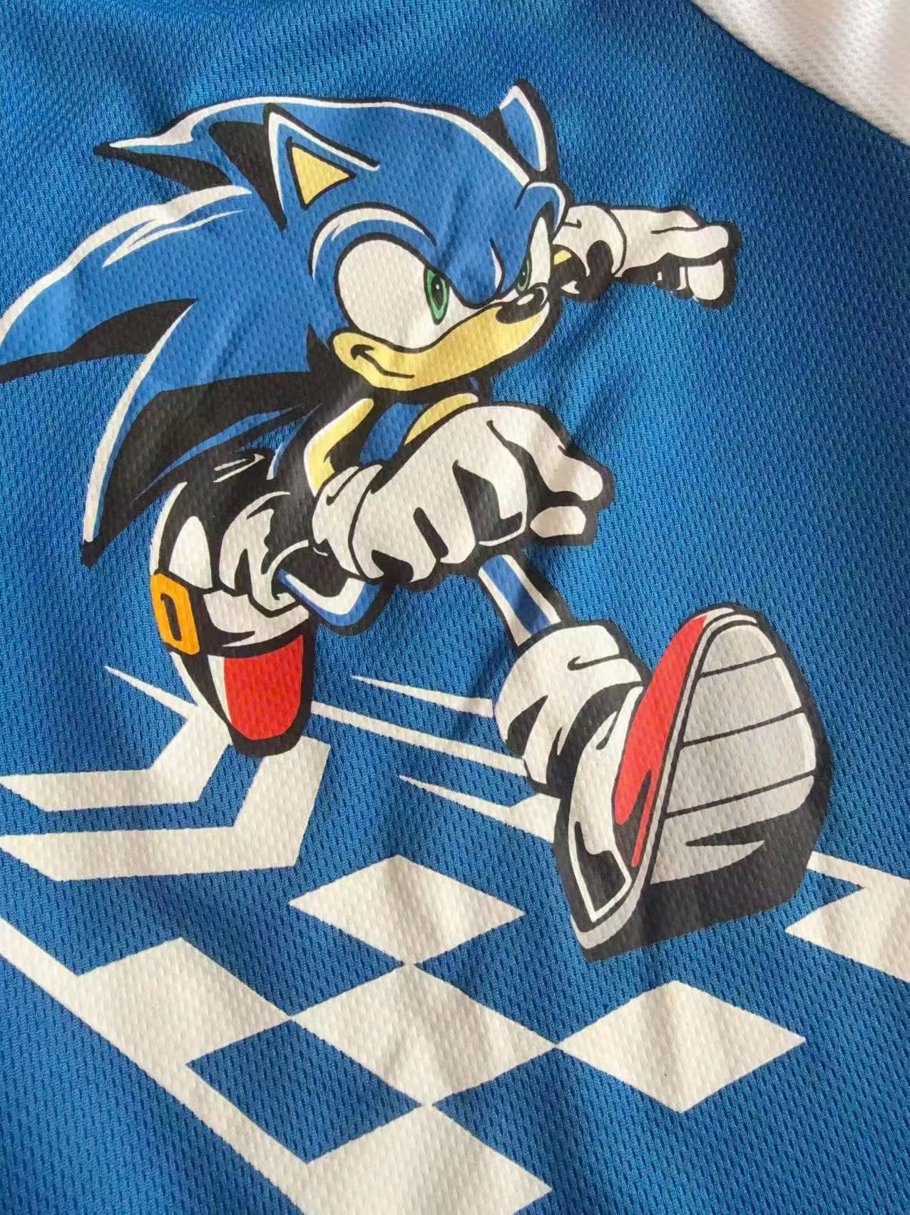 Bộ thể thao Pri.mark dư xịn màu xanh Sonic bé trai size 1-8y