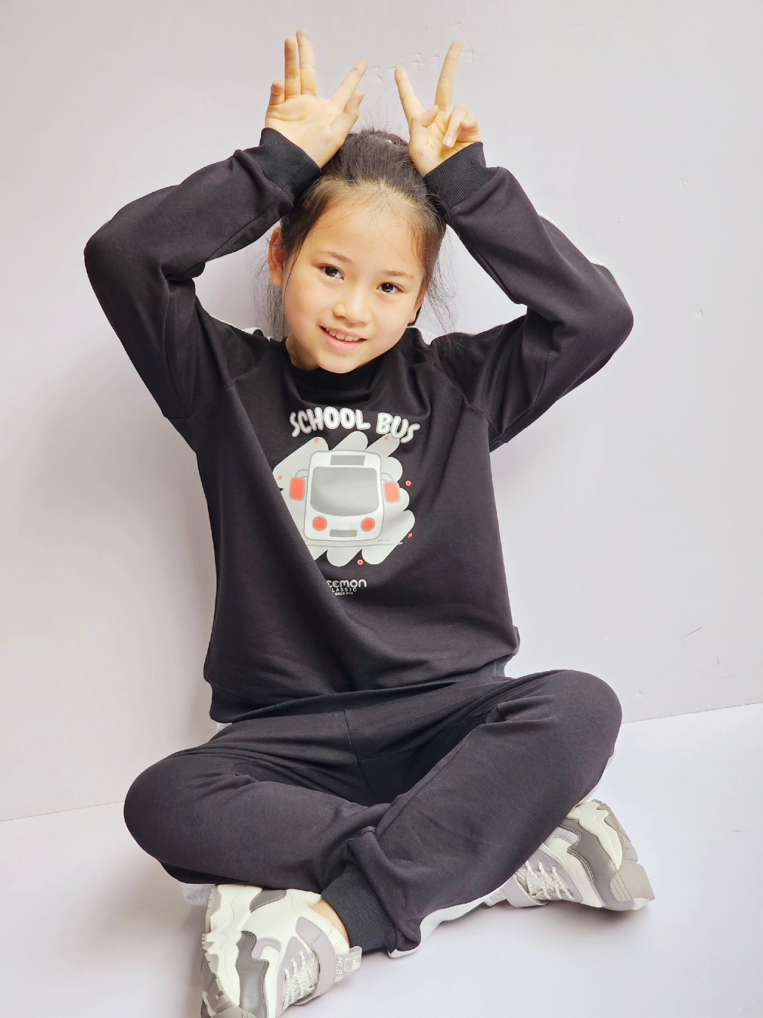 Bộ nỉ da cá Bee Mon School Bus 4 màu BTBG size 120 - 160