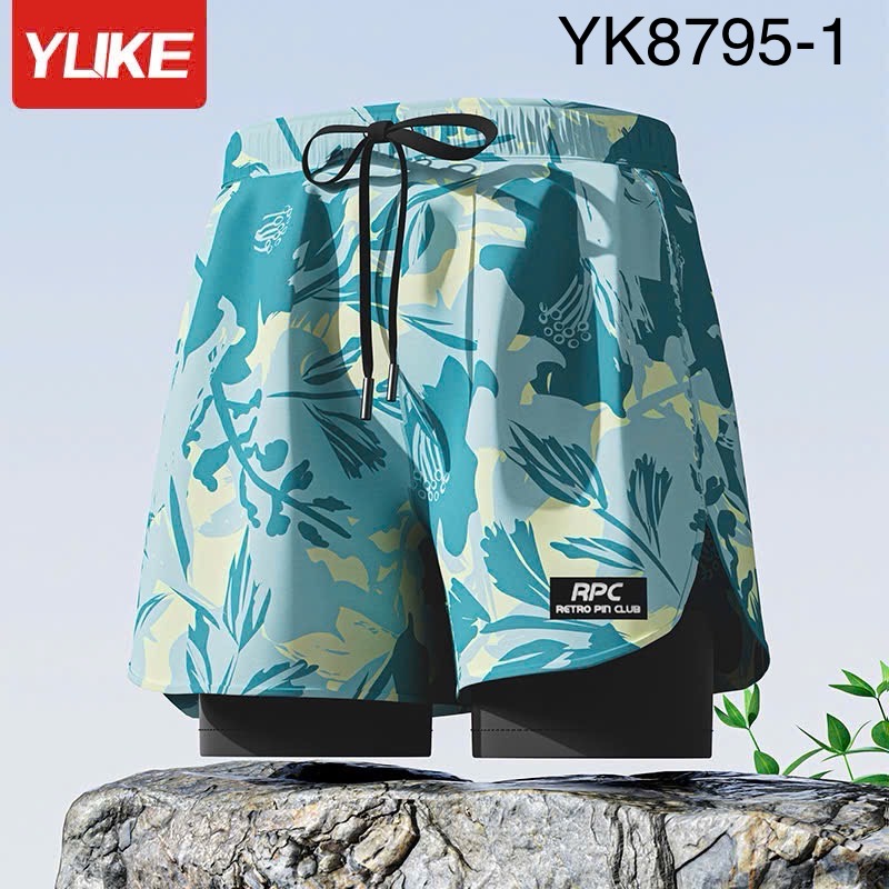Quần bơi YUKE nhiều màu cho Bố và Bé trai dòng đại size L-3XL (45-90kg)
