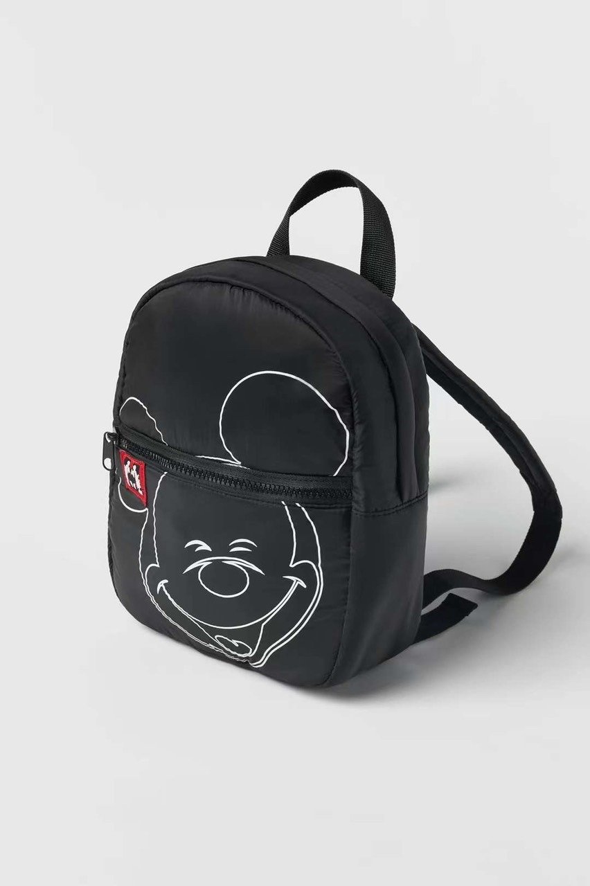 Balo vải dù màu đen Mickey