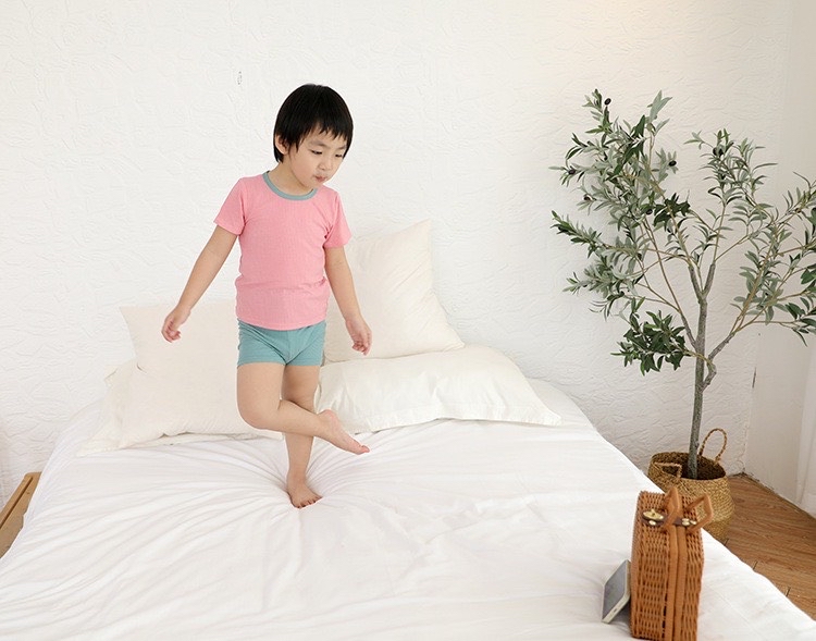 Bộ minkymom thun tăm viền cổ phối màu BTBG