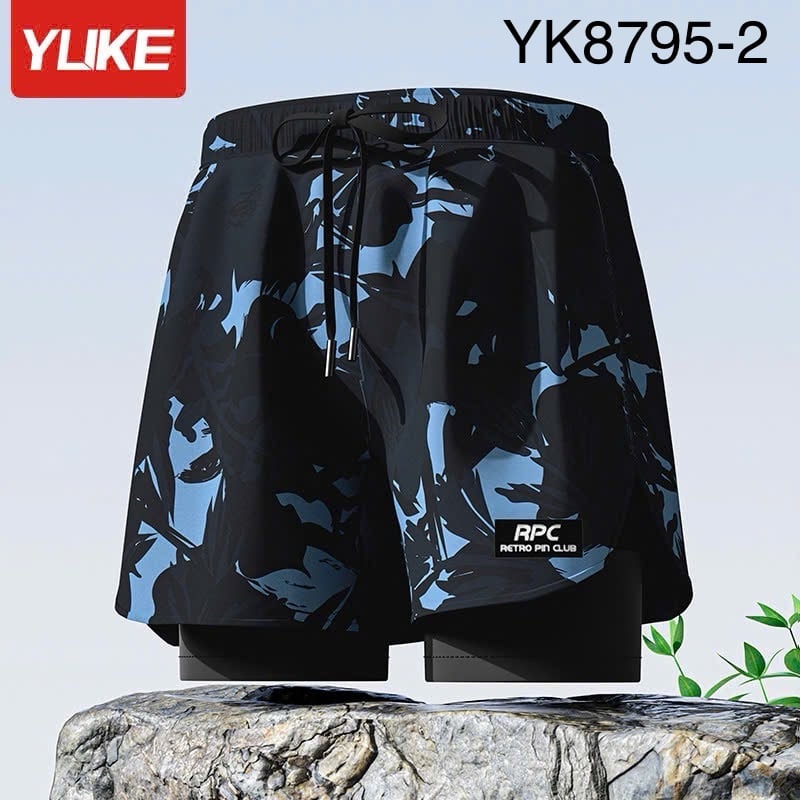 Quần bơi YUKE nhiều màu cho Bố và Bé trai dòng đại size L-3XL (45-90kg)