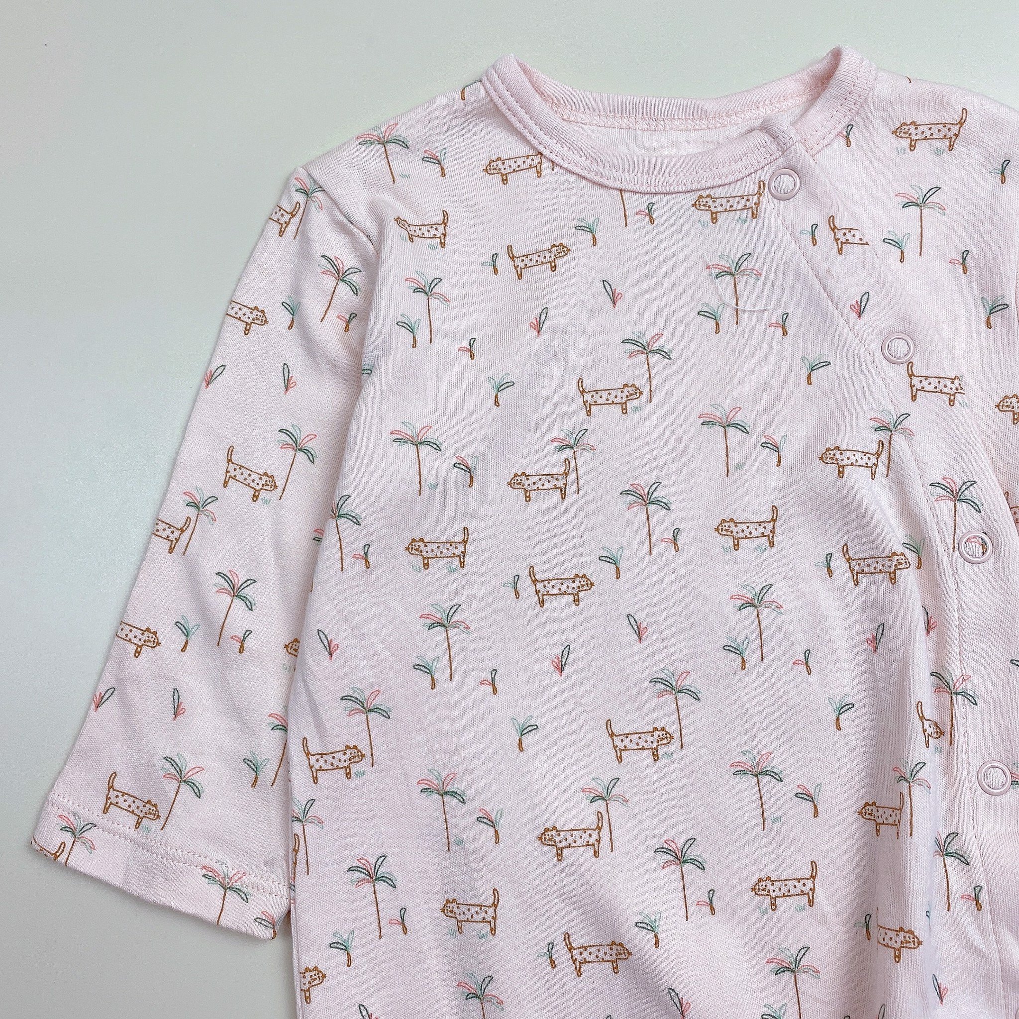 Body cotton liền thân Kiabi nhiều mẫu Bé Gái
