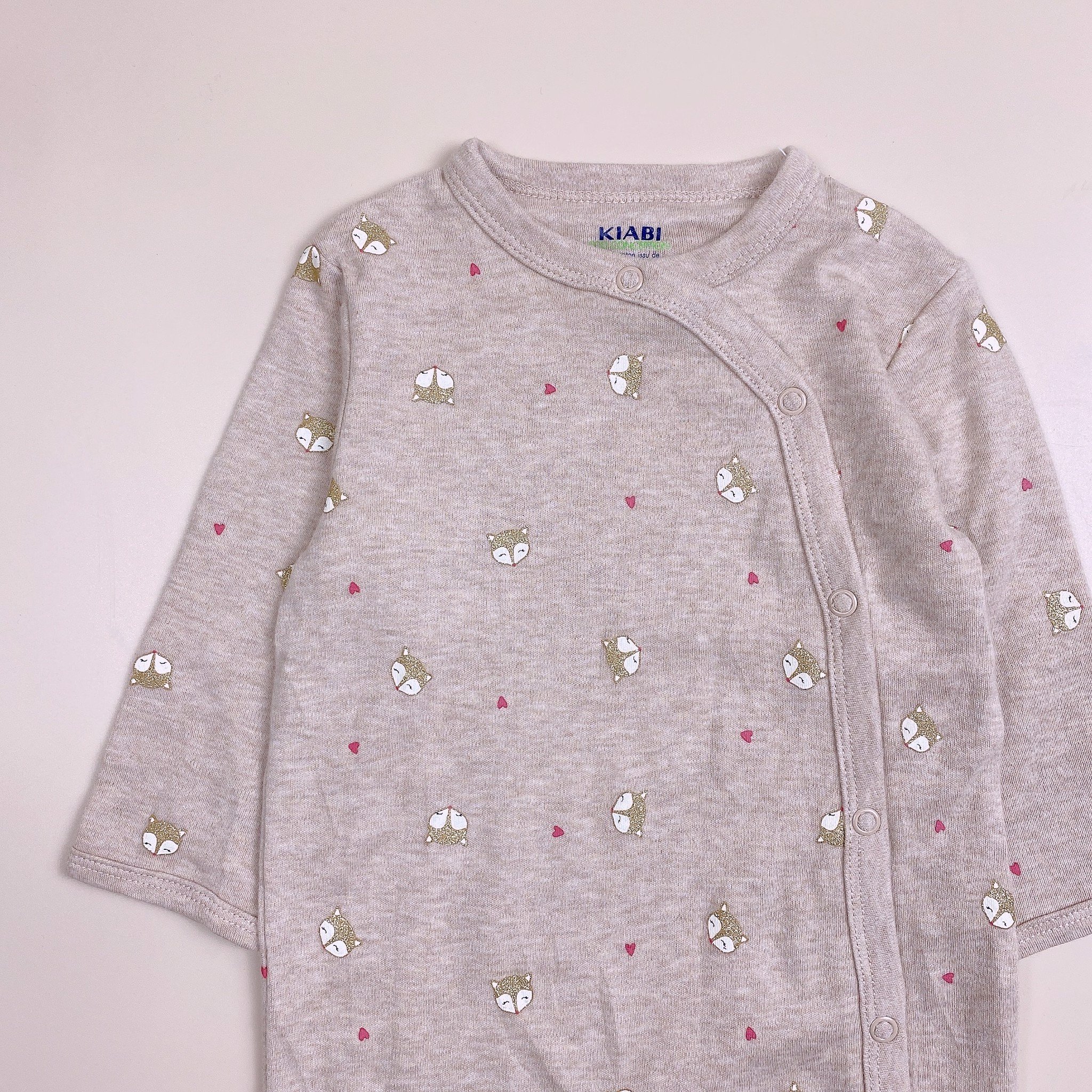 Body cotton liền thân Kiabi nhiều mẫu Bé Gái