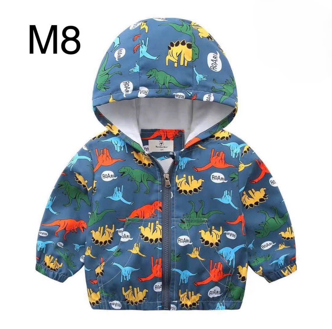 2024 - Áo gió lót cotton Ravedye Bear nhiều hình Bé Trai size 100 - 140