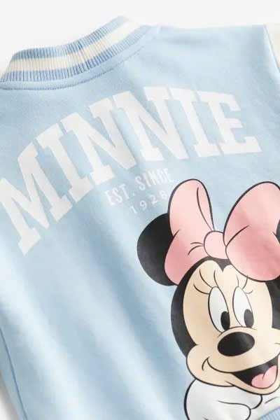 Áo khoác nỉ bomber HM 3 mẫu Bé Gái size 2 - 10y