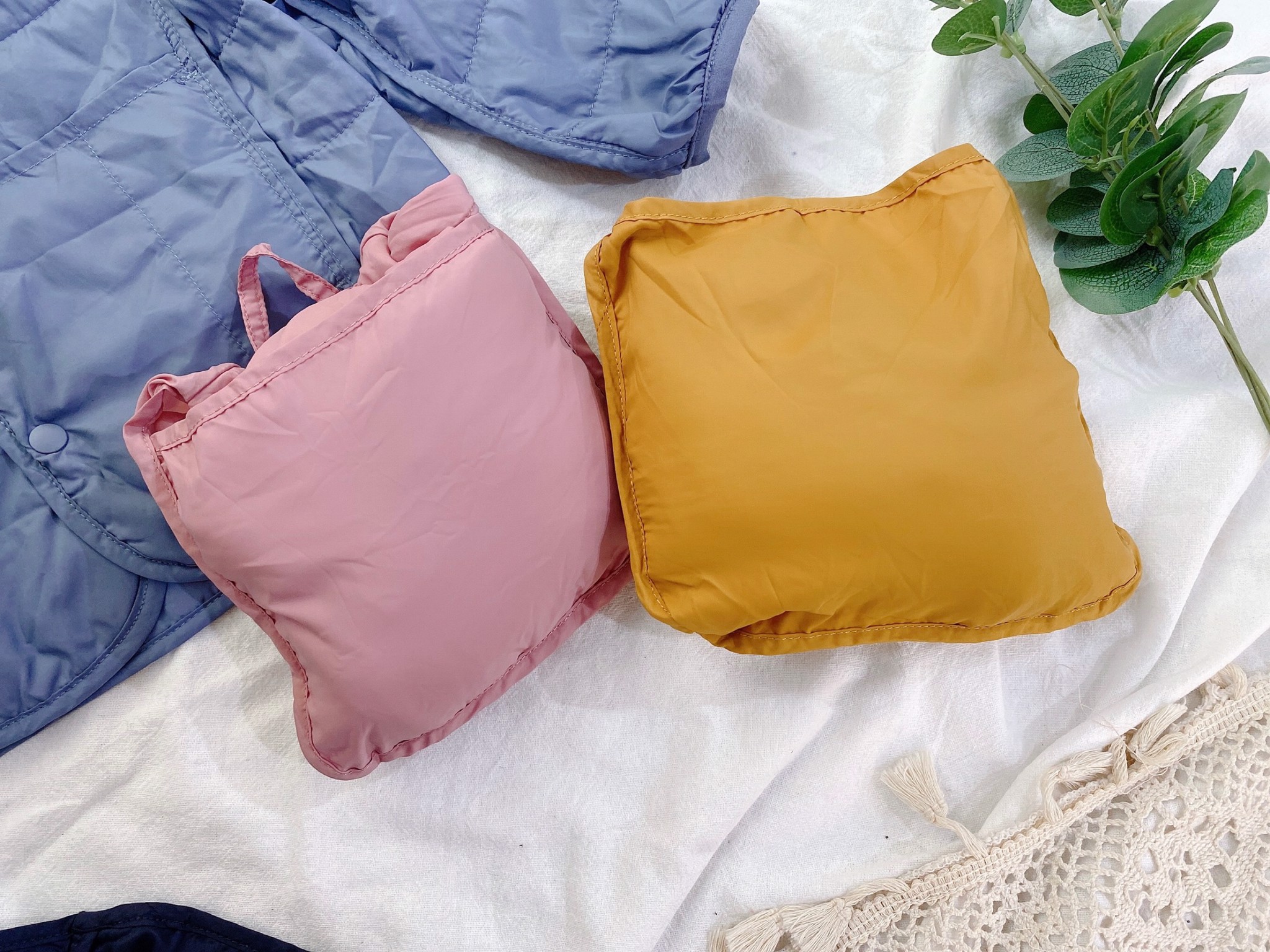 Áo phao siêu nhẹ cổ tròn Uni 4 màu BTBG size 80 / 90 / 100