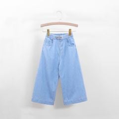 Quần culottes Nexxi vải jean giấy 2 màu BG size 6-10y