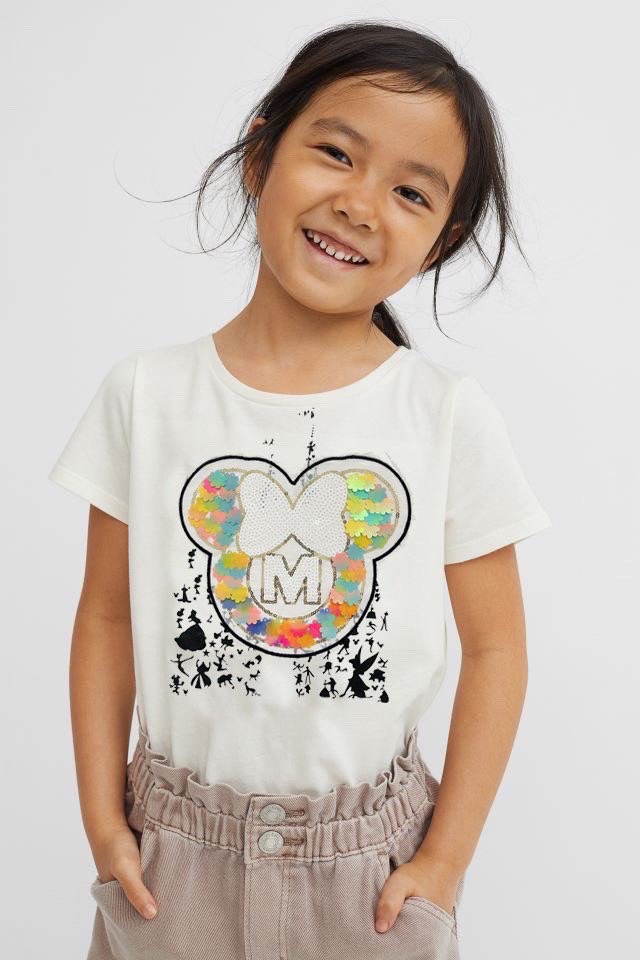 Áo cotton HM kim sa nhiều màu BG 2-10y