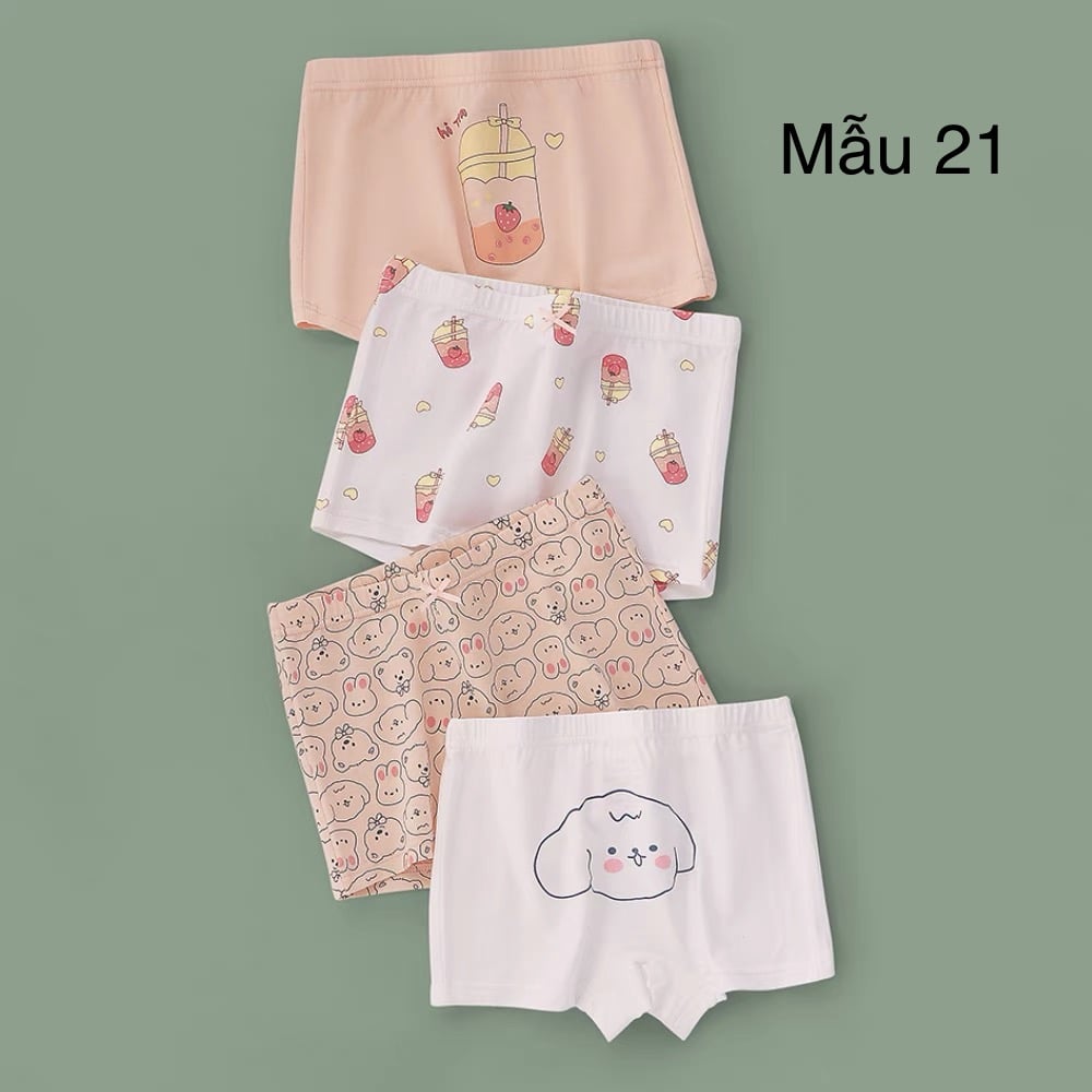 Set 4 chip đùi Bé Gái nhiều mẫu size 100 - 160