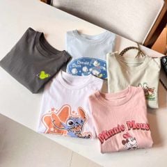 Áo cotton Uni Disney nhiều màu BTBG size 110-160