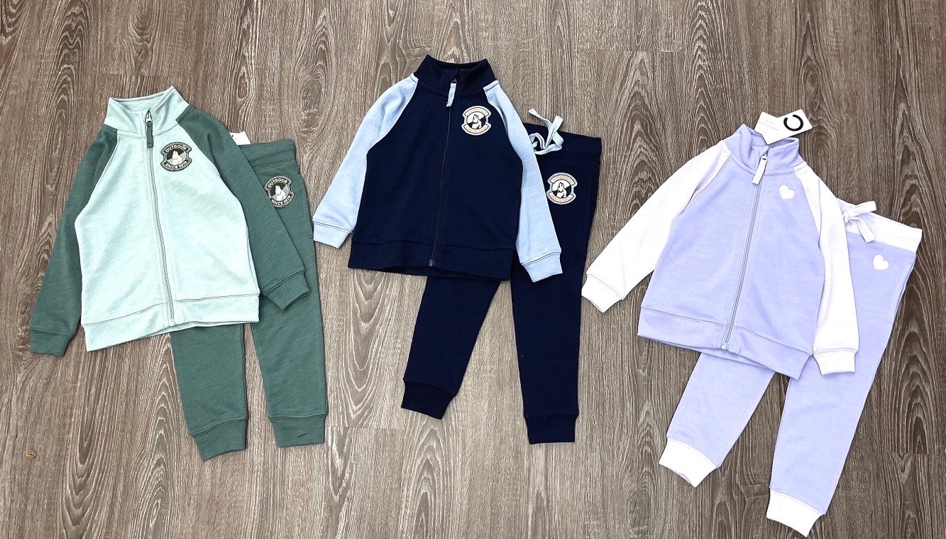 Bộ da cá Merino Wool Content vai giác lăng phối màu size 92 - 140