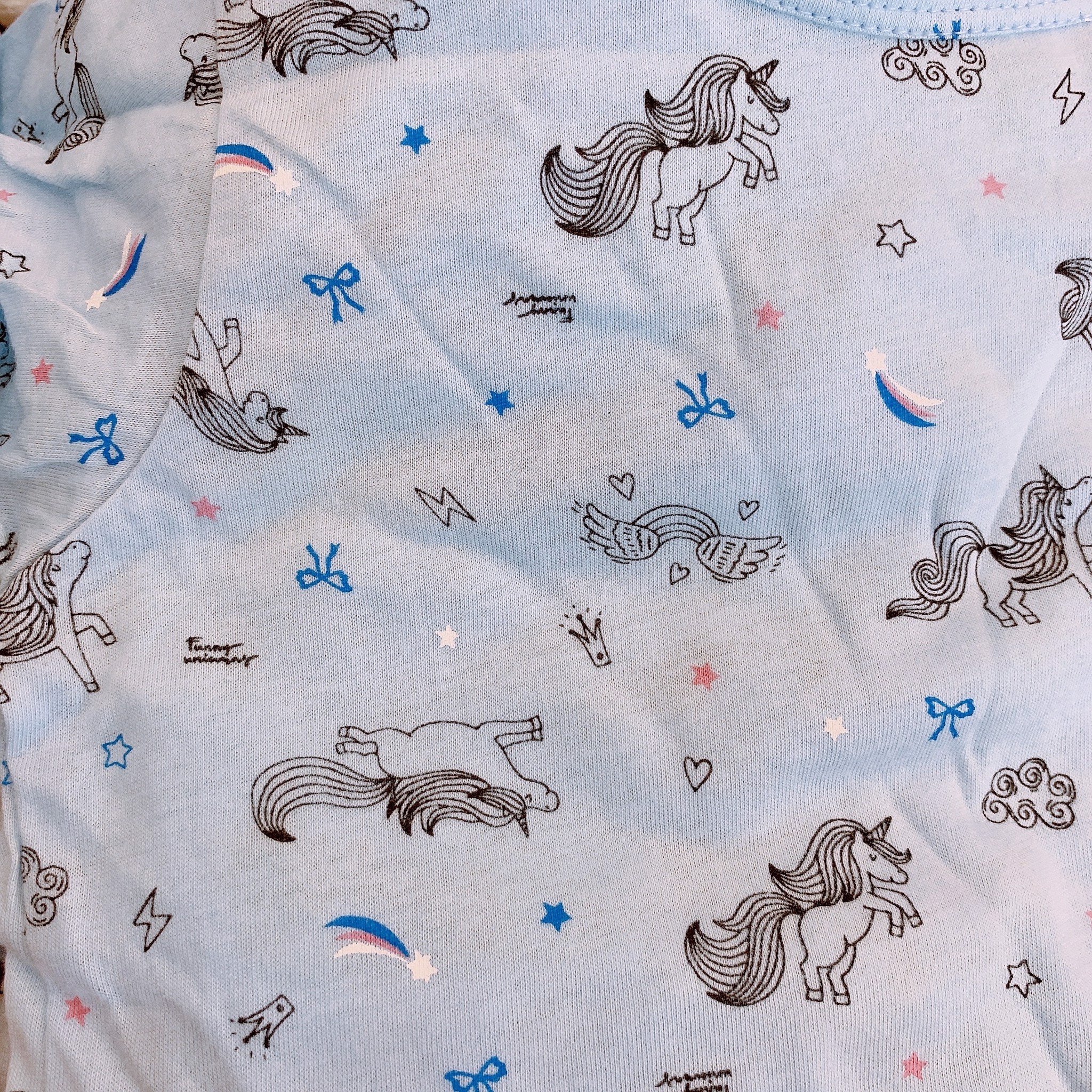 [30%] Bộ cotton Moimoln - xanh unicorn