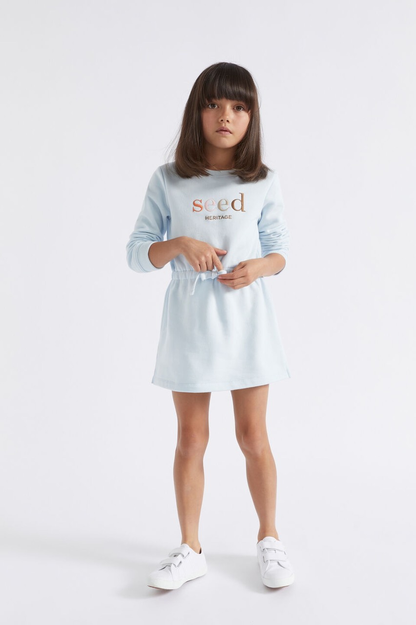 Váy nỉ bông Seed chun eo nhiều màu size 12m - 10y
