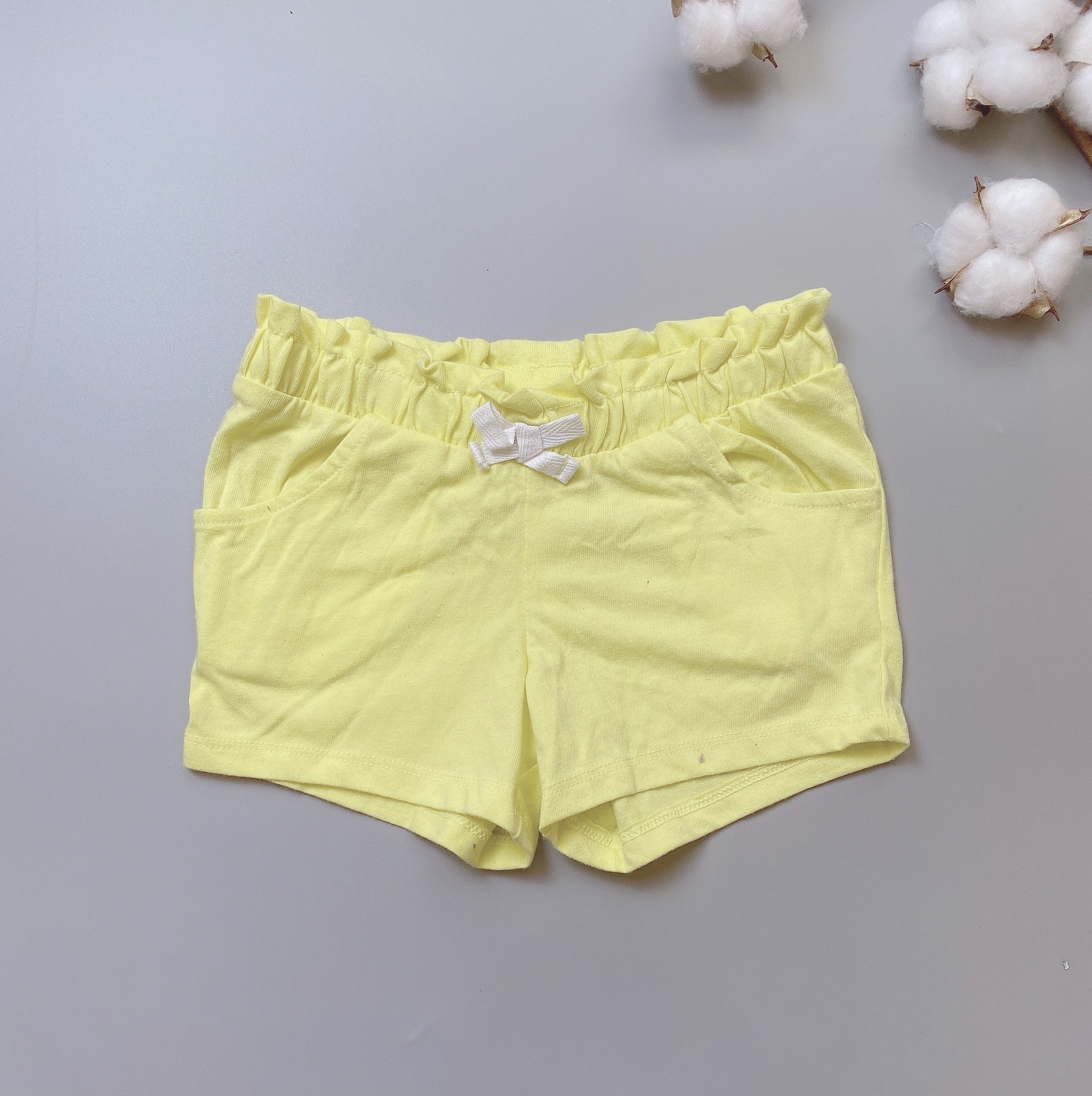 [30%] Quần đùi cotton Jumping Beans chun bụng hồng / vàng
