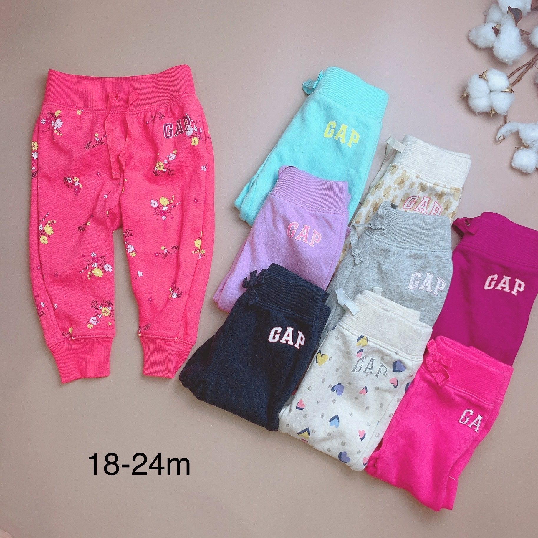 Quần nỉ bông Babygap size 18-24m
