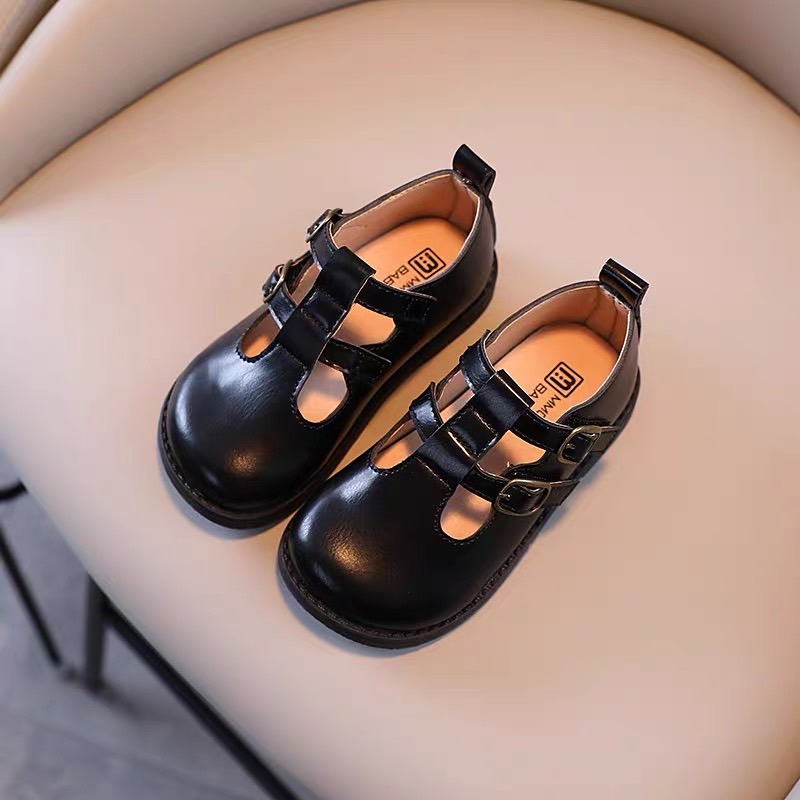 V735 - Giày MG Baby hai quai ngang 3 màu size 21-30