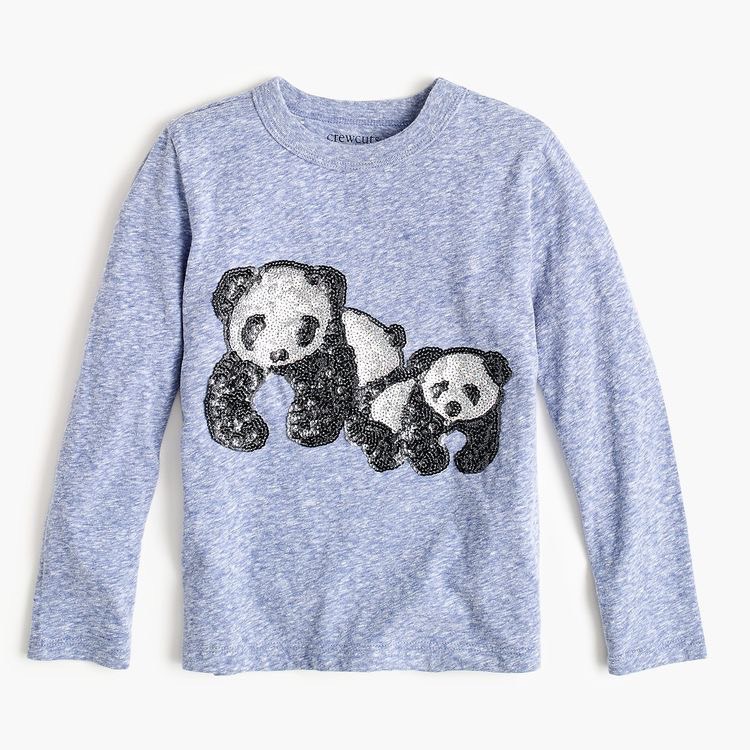 Áo cotton Crewcuts kim sa / nhũ nhiều hình động vật size 2 - 12y