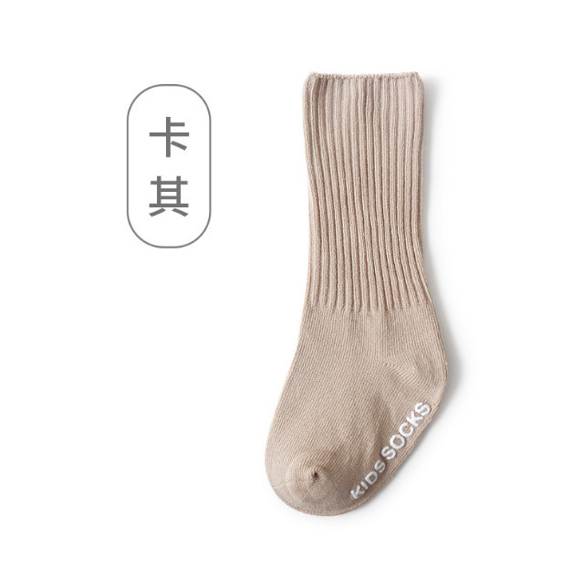 Tất cao tới gối Mumudora Kids Socks 6 màu trơn