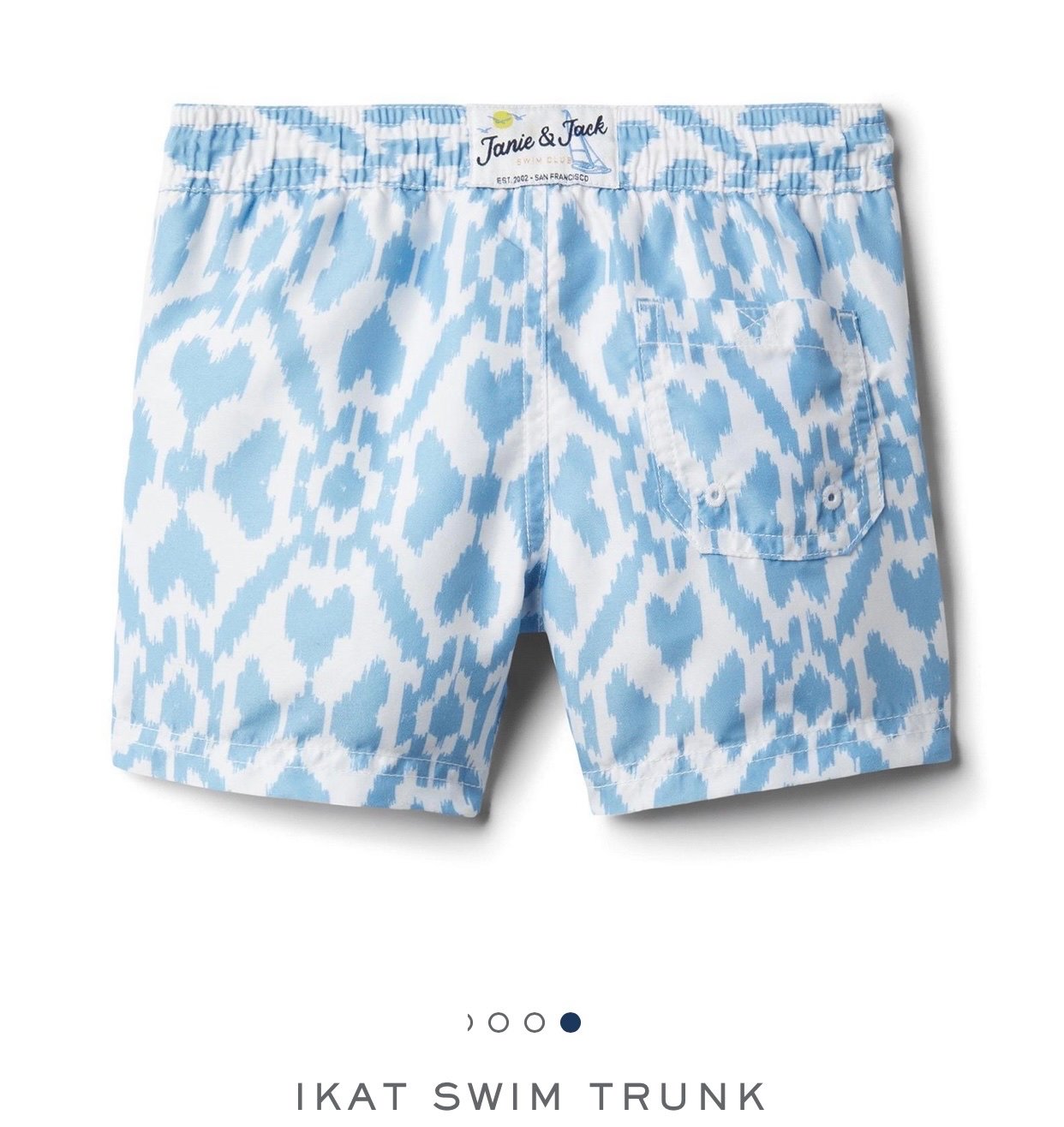 Quần đi biển Janie & Jack hoạ tiết Ikat