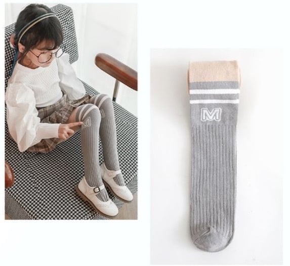 Quần tất giả tất in chữ M 5 màu