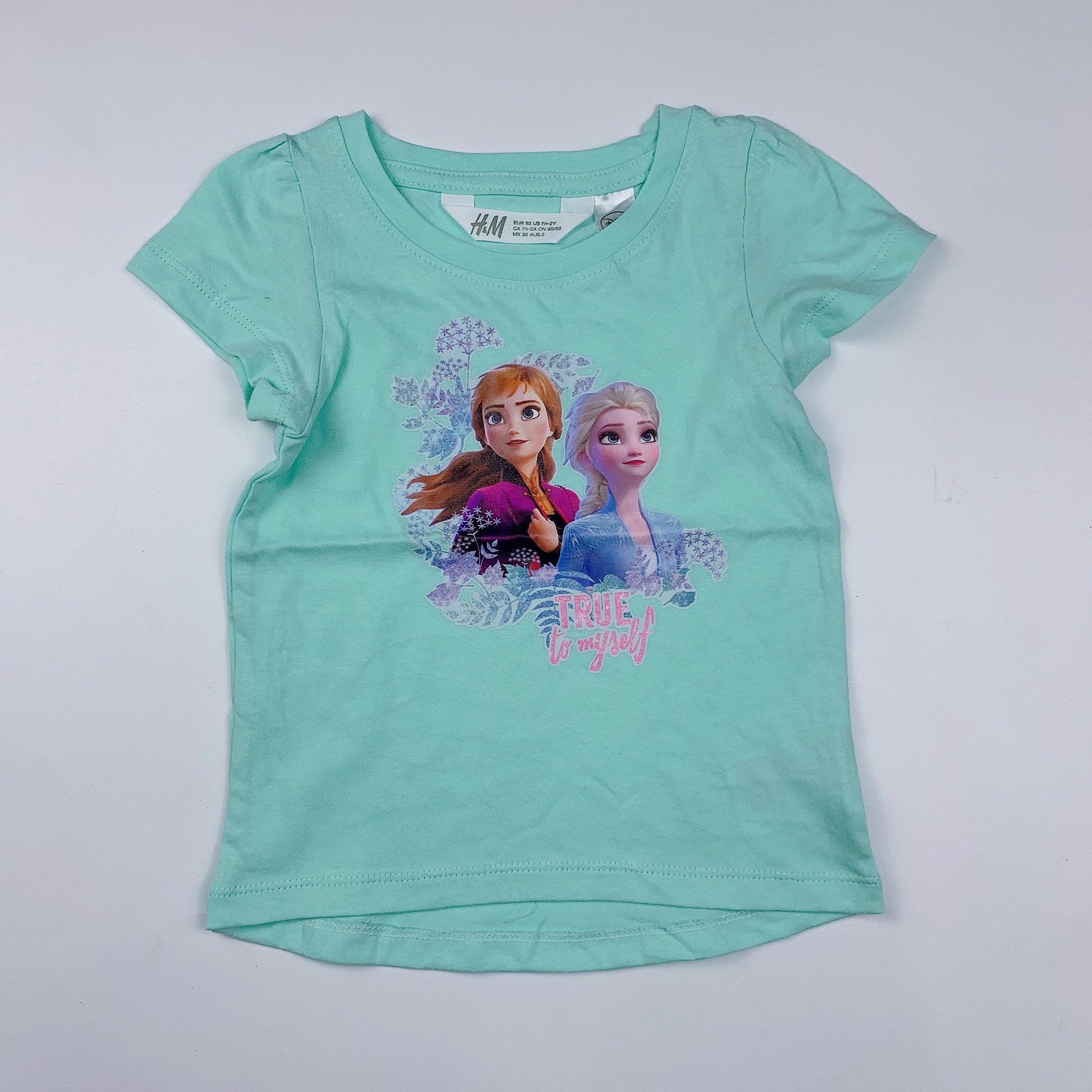 Áo cotton HM Elsa nhiều hình BG 2-10y