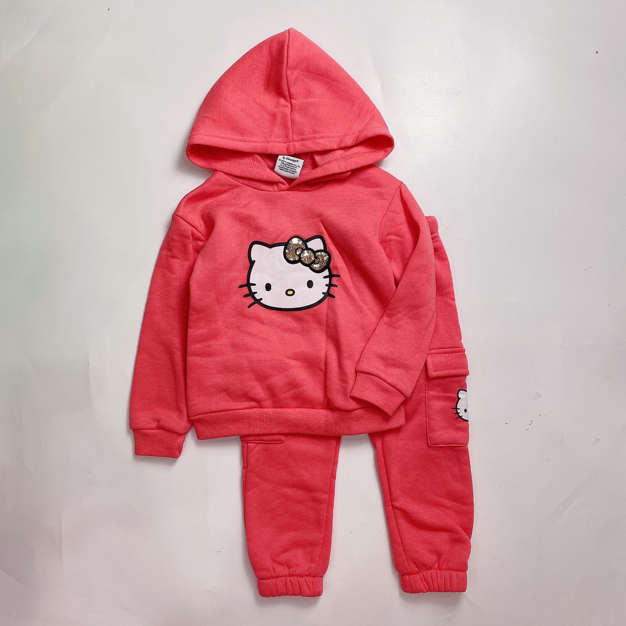 Bộ nỉ Hello Kitty dư xịn nhiều màu bé gái size 1-12y