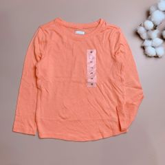 Áo cotton dài tay Oldnavy - Cam trơn