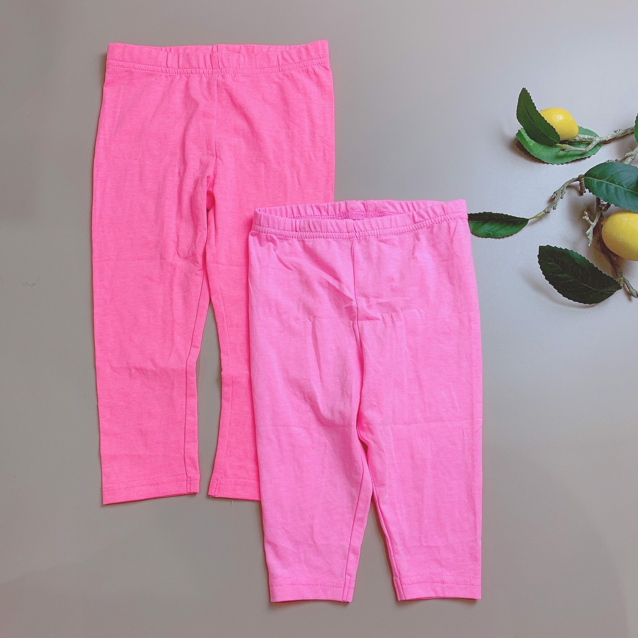 Quần legging lửng carters -Hồng trơn