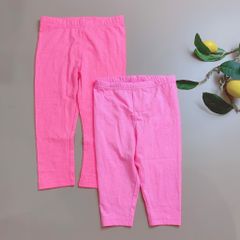 Quần legging lửng carters -Hồng trơn