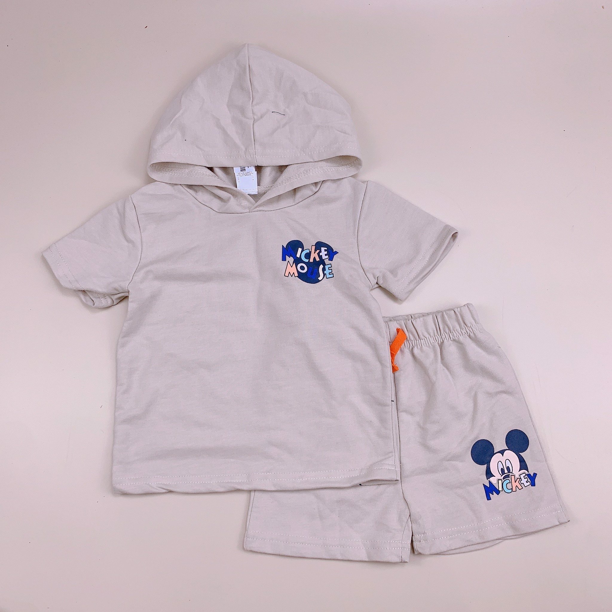 Bộ cotton Disney Baby áo có mũ nhiều hình BTBG