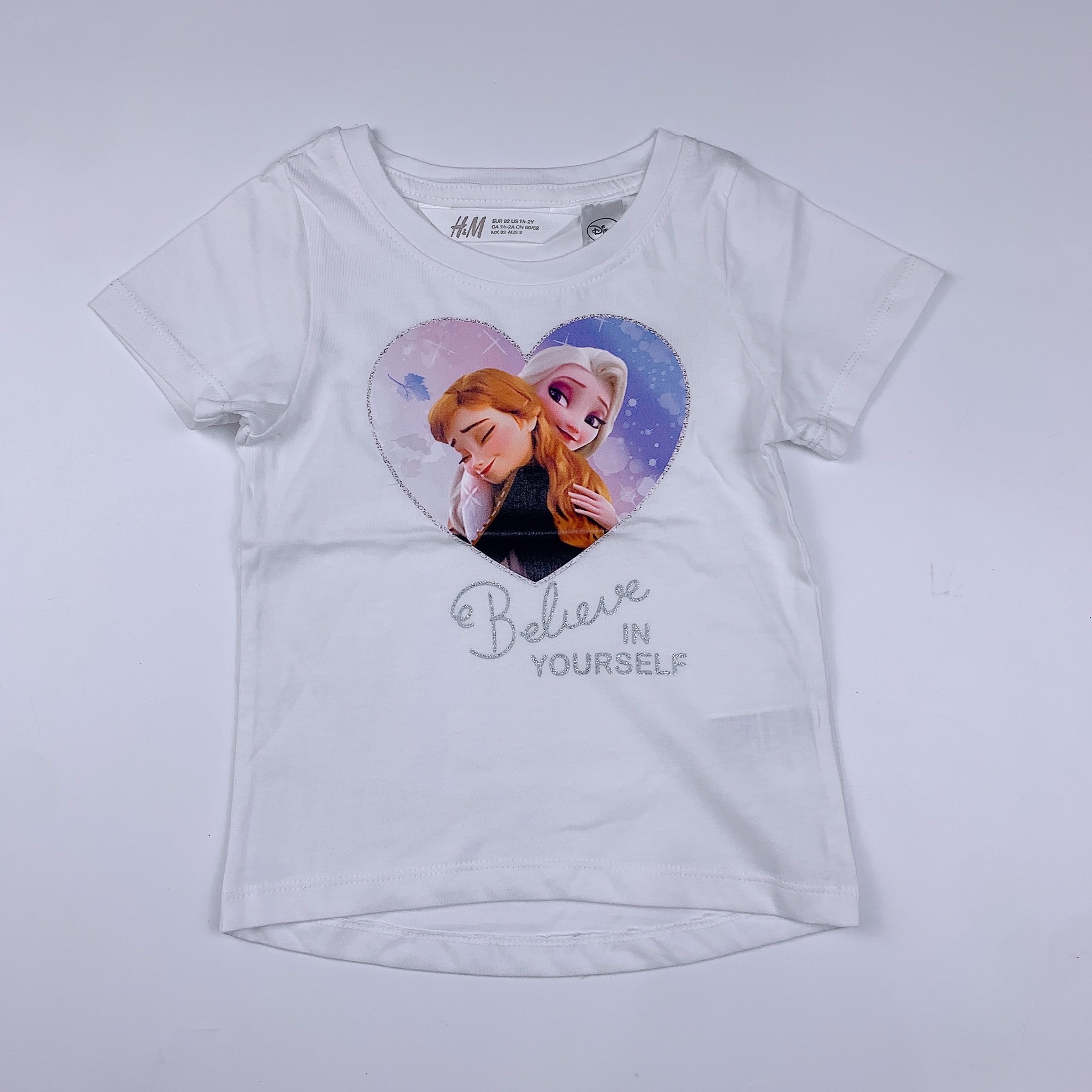 Áo cotton HM Elsa nhiều hình BG 2-10y