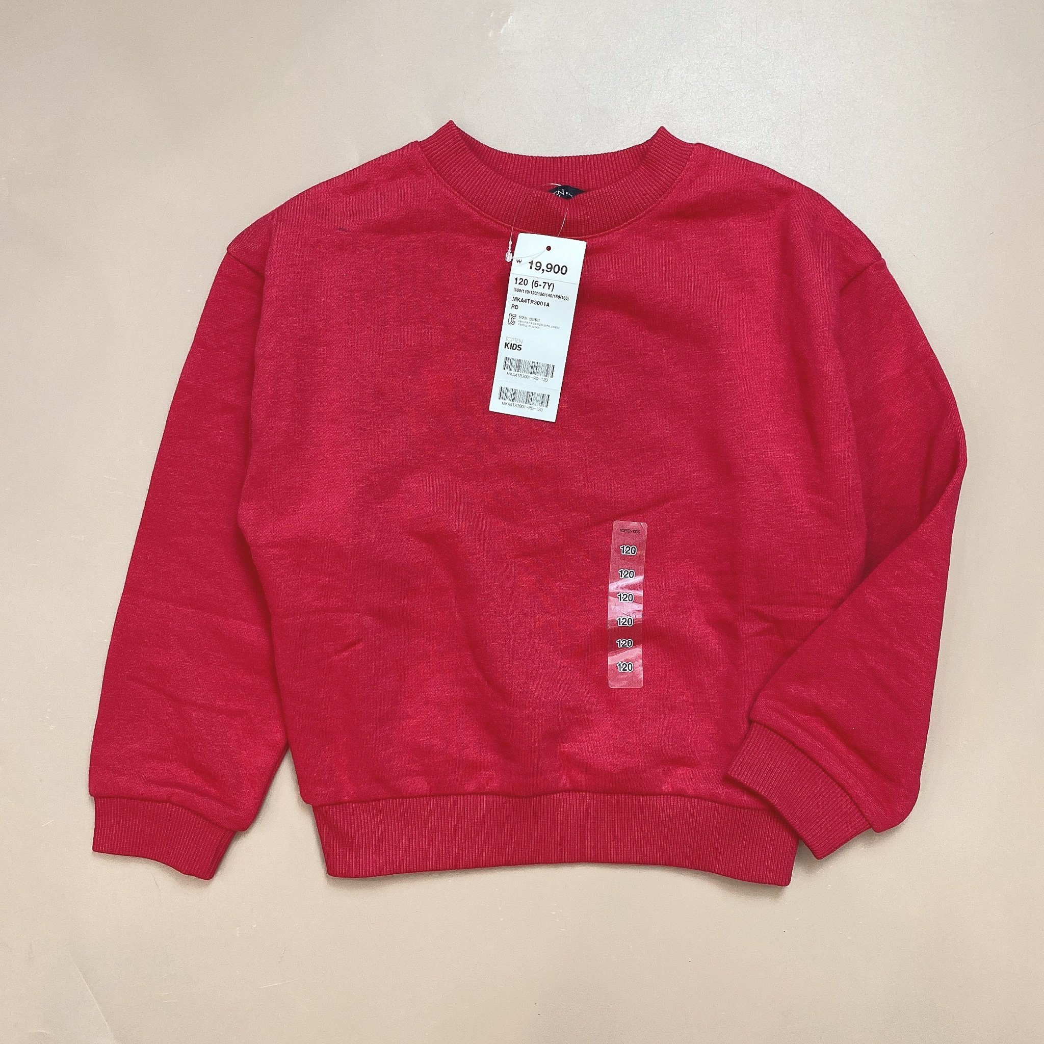 Áo nỉ bông Topten trơn nhiều màu size 100 - 160
