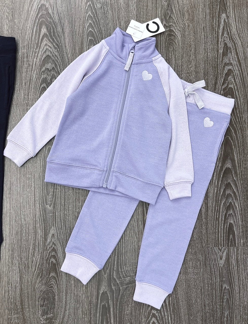 Bộ da cá Merino Wool Content vai giác lăng phối màu size 92 - 140