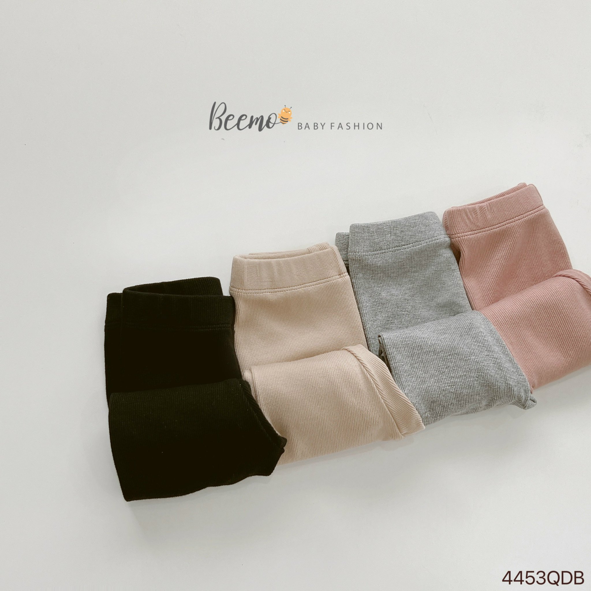 Quần legging thun tăm Beemo 4 màu size 80 - 130