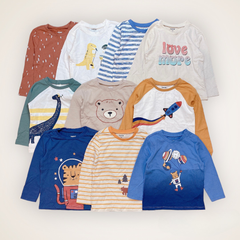 Áo cotton Pekkle dòng nhí nhiều hình BT size 18m - 5y