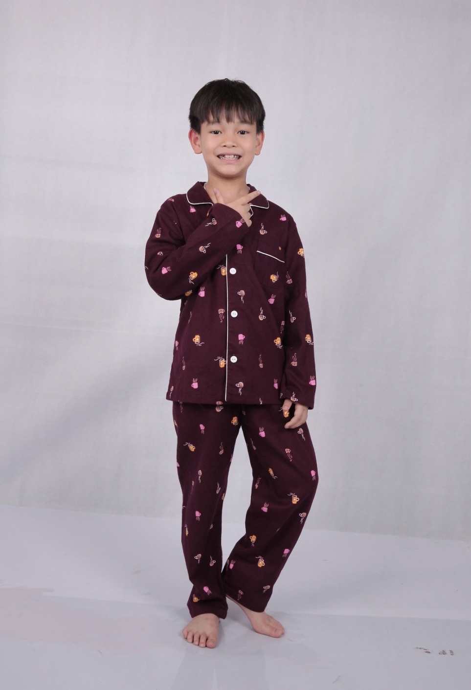 Bộ pyjama Beemon cà bông 2 màu BG