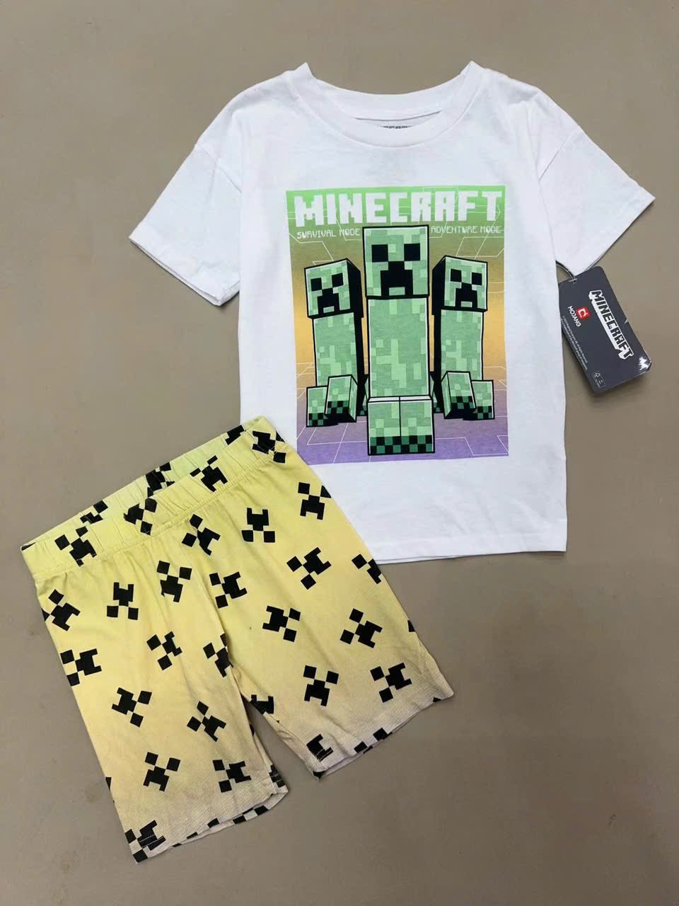 Bộ thun Minecraft dư xịn cho bé trai size 5-10y