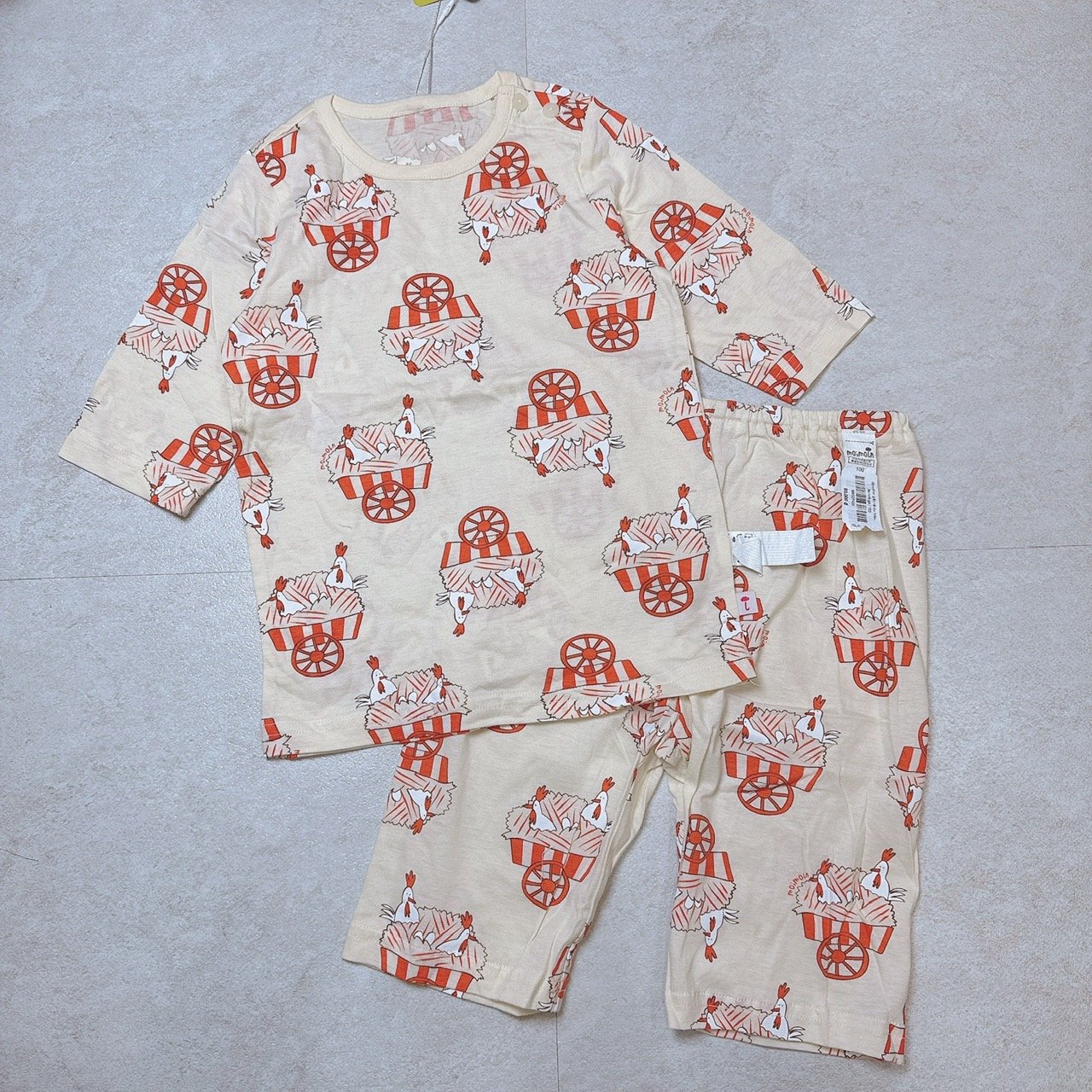 Bộ cotton giấy vải dư Hàn nhiều hình cho bé size 80 - 130