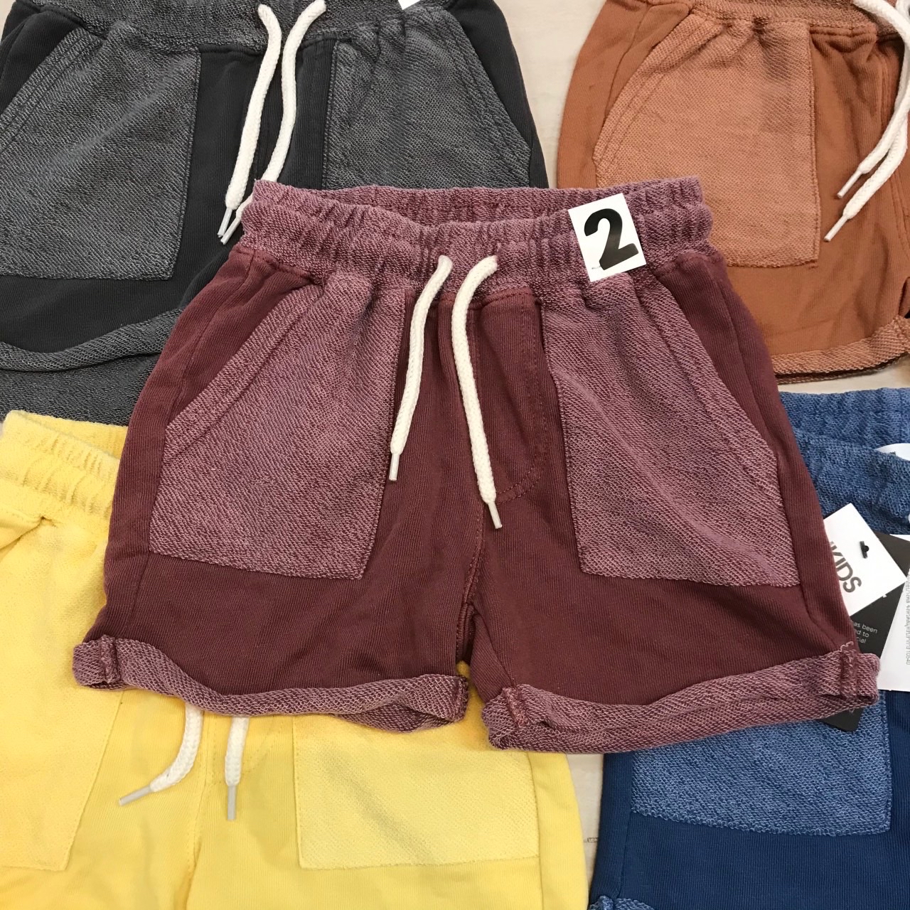 Quần short Cotton on da cá nhiều màu BT